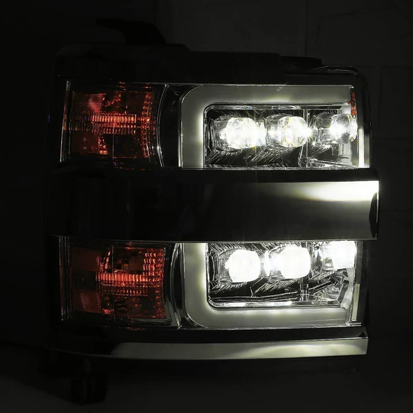 AlphaRex MKII Nova-Series LED Projector Headlights - Black, 2015-2019 Silverado LML/L5P - Image 4