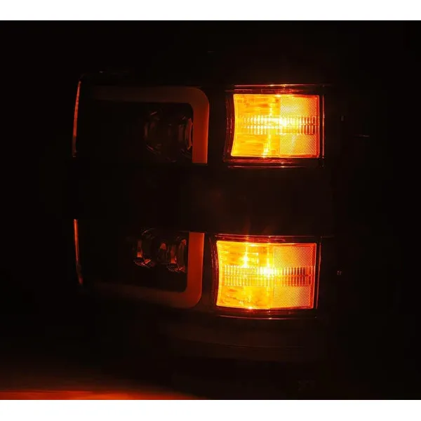 AlphaRex MKII Nova-Series LED Projector Headlights - Black, 2015-2019 Silverado LML/L5P - Image 6