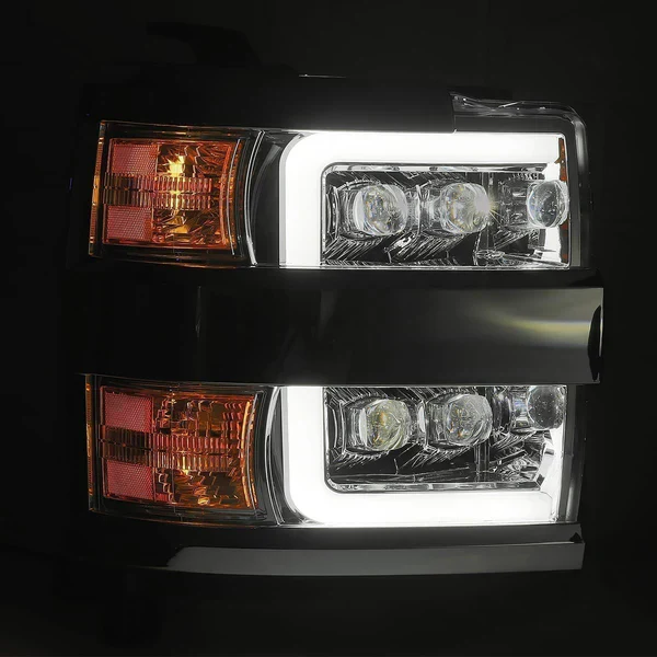 AlphaRex MKII Nova-Series LED Projector Headlights - Chrome, 2015-2019 Silverado LML/L5P - Image 5