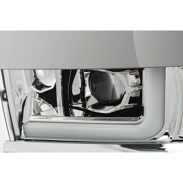 AlphaRex Pro-Series Halogen Projector Headlights - Chrome, 2015-2019 Silverado LML/L5P - Image 2