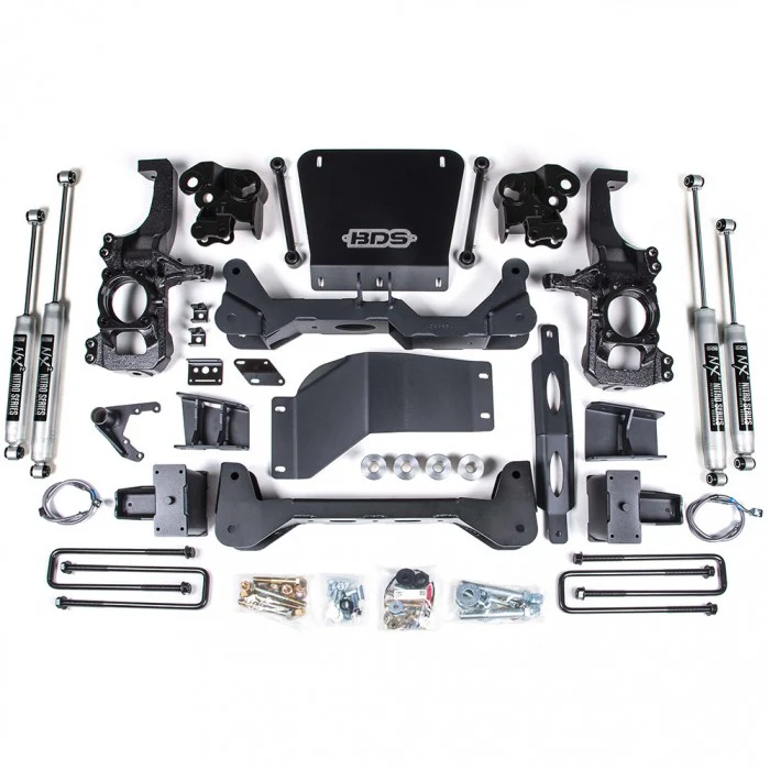BDS 6.5" High Clearance Suspension Lift Kit NX2 Shocks, 2020-2025 L5P