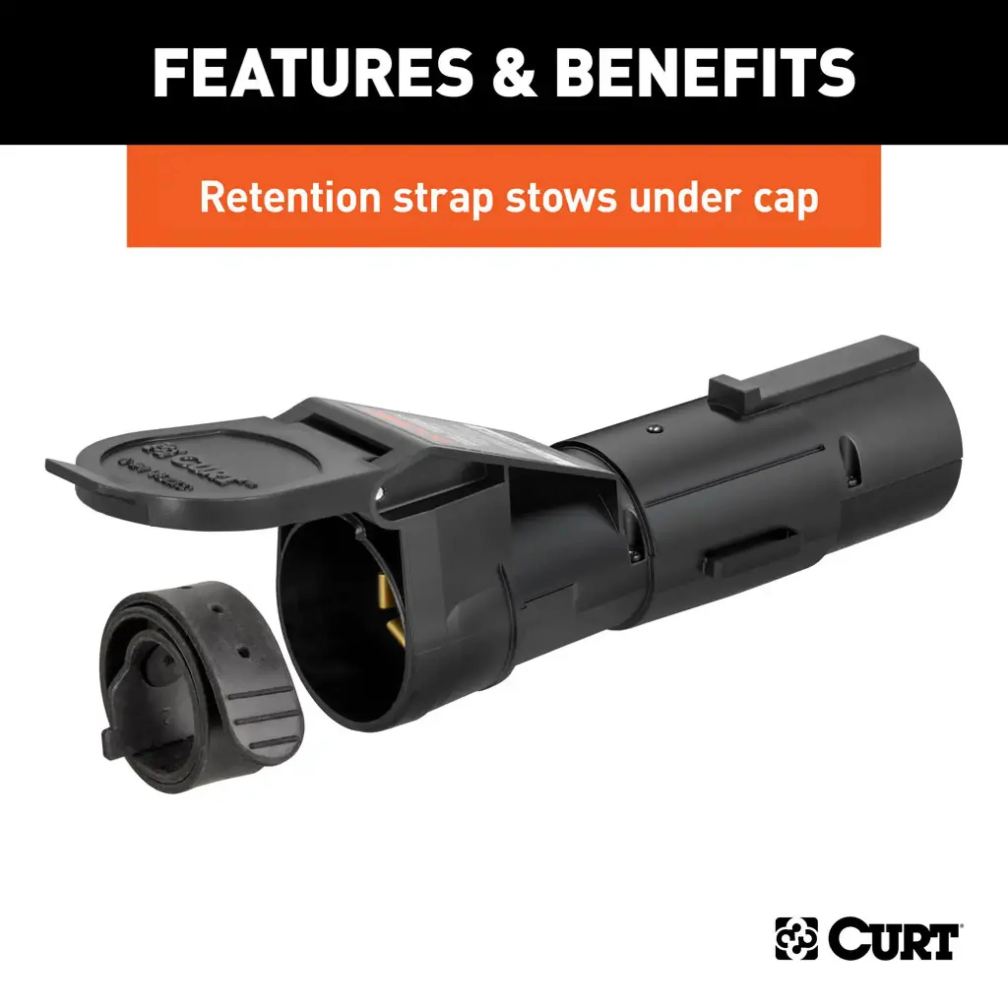 Curt Echo Mobile Trailer Brake Controller, 7-Way, Bluetooth Smartphone Connection - Image 3