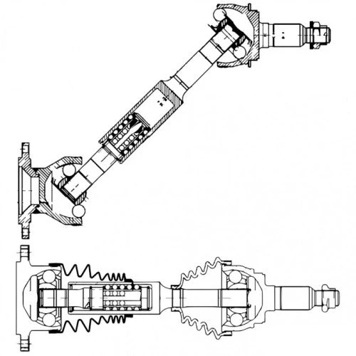 DMAX Extended Travel Front CV Axle Assembly, 2011-2014 LML - Image 10