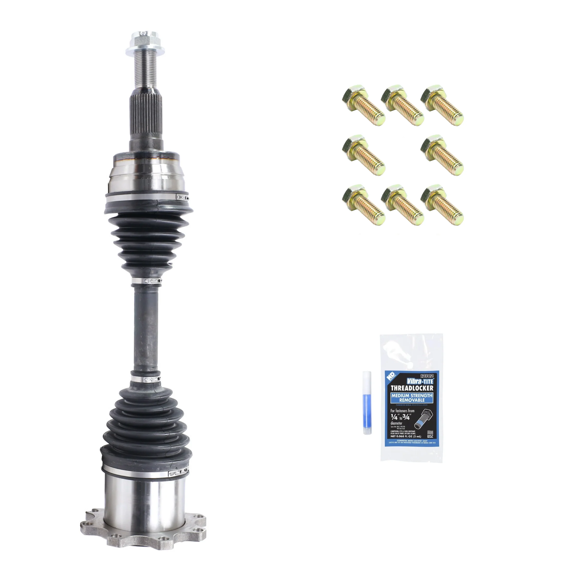 DMAX HD Front CV Axle Assembly, 2011-2014 LML - Image 11