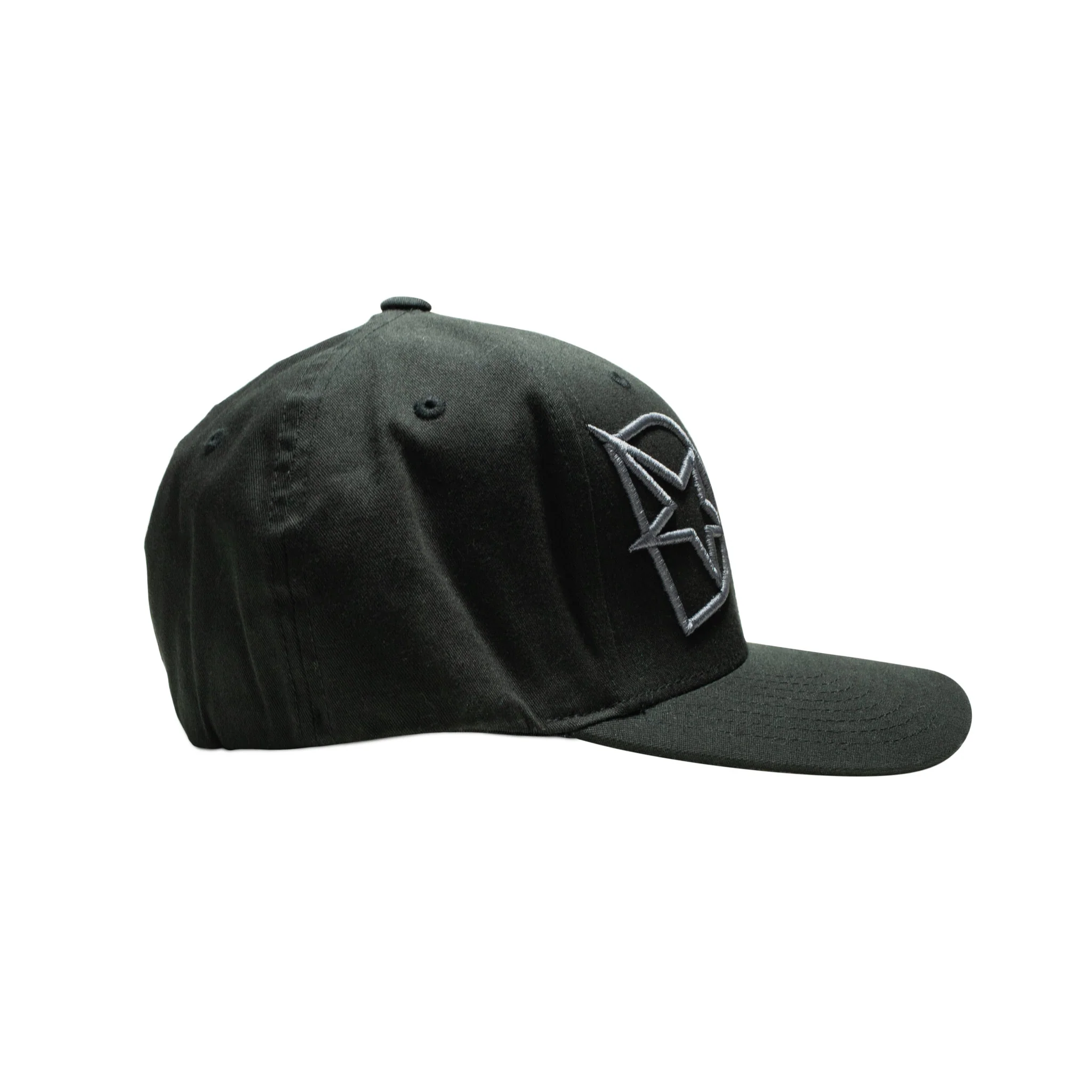 DmaxStore Flexfit Hat (Black-Gray) - Image 2