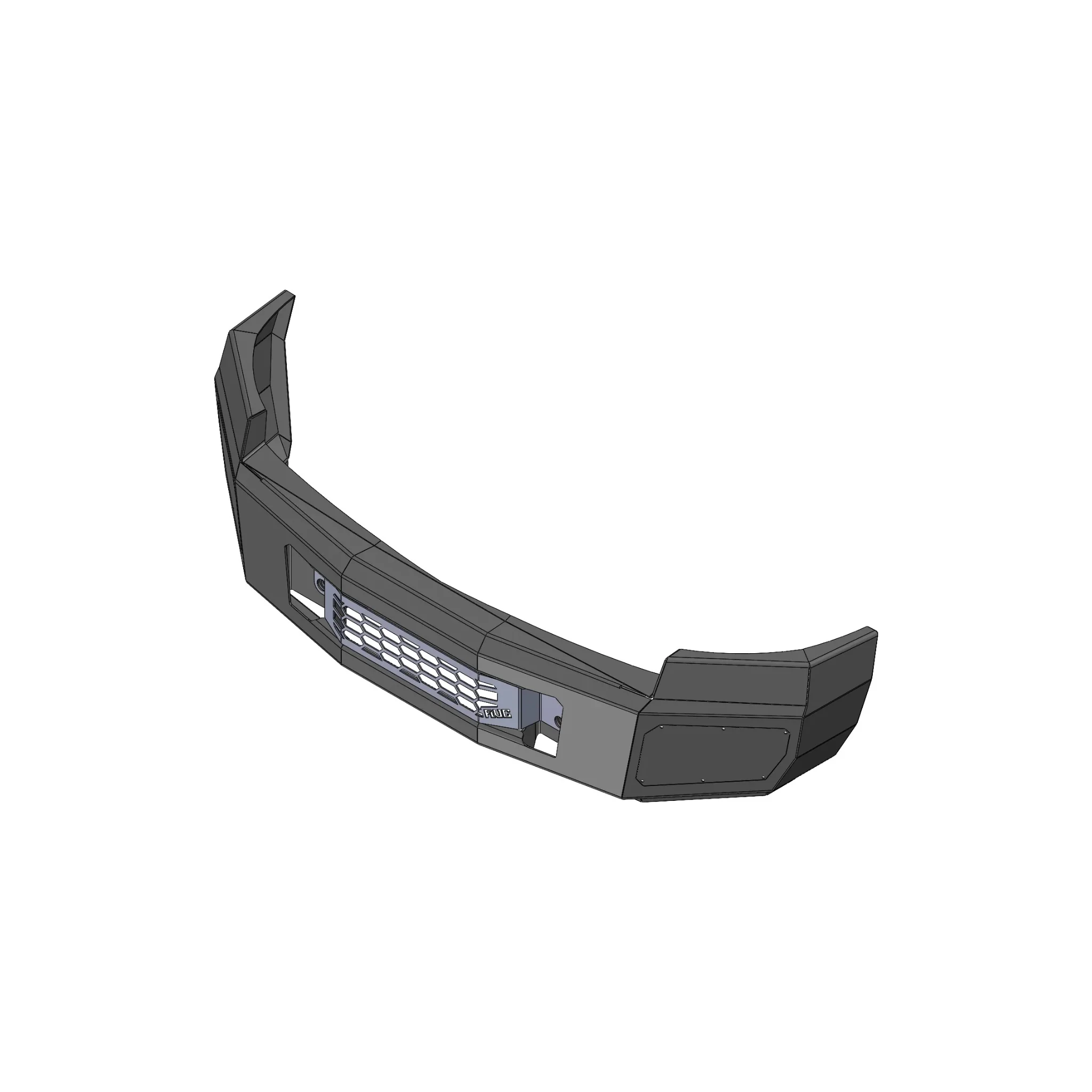 FLOG Industries Steel Demon Series Front Bumper, 2008-2010 Silverado LMM - Image 2