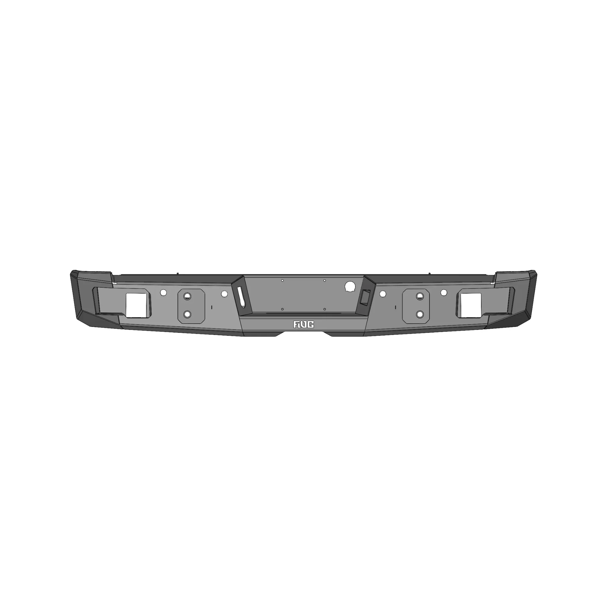FLOG Industries Steel Demon Series Rear Bumper, 2015-2019 Sierra LML/L5P