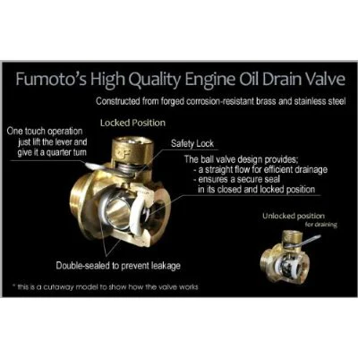 Fumoto N-Series Oil Drain Valve, 2020-2023 LM2/LZ0 - Image 6