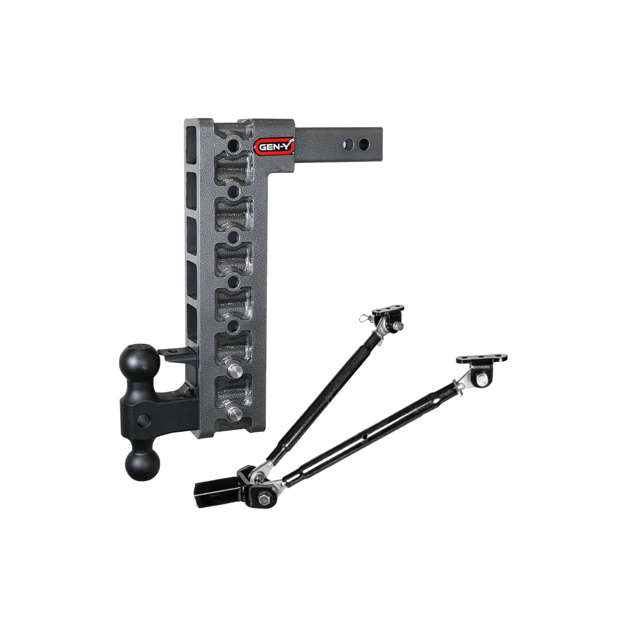 Gen-Y Mega-Duty 16K Drop Hitch 2" Receiver (15" Drop)