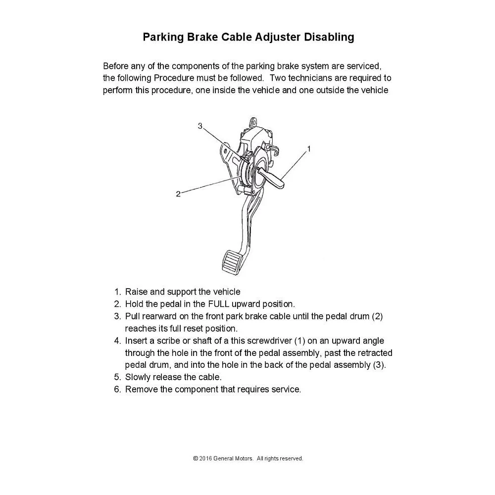 GM Parking Brake Release Handle, 2001-2007 LB7/LLY/LBZ - Image 3