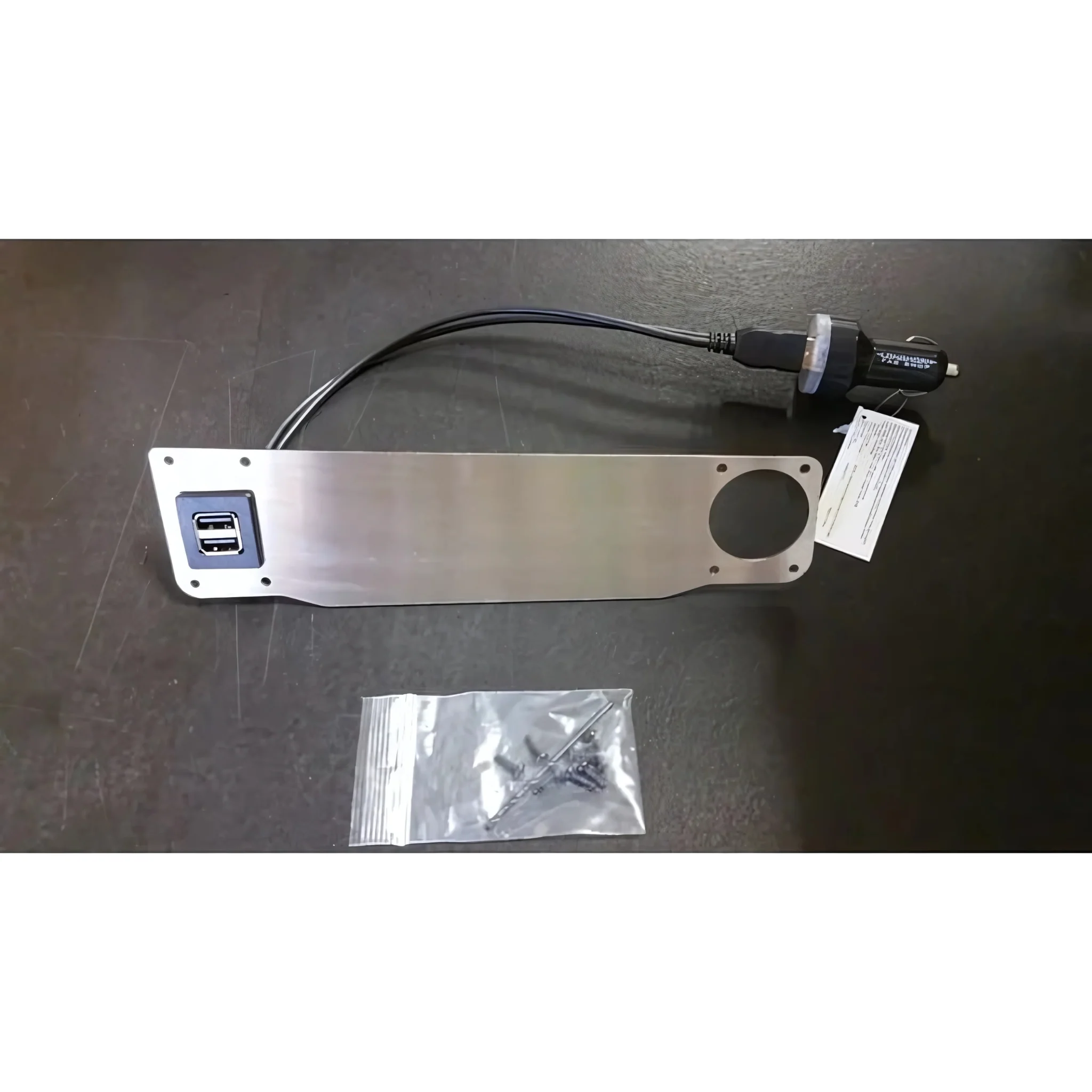 Longhorn Fab Center Console Blank Upper Switch Panel w-Dual USB, 2003-2007 LB7/LLY/LBZ - Image 2