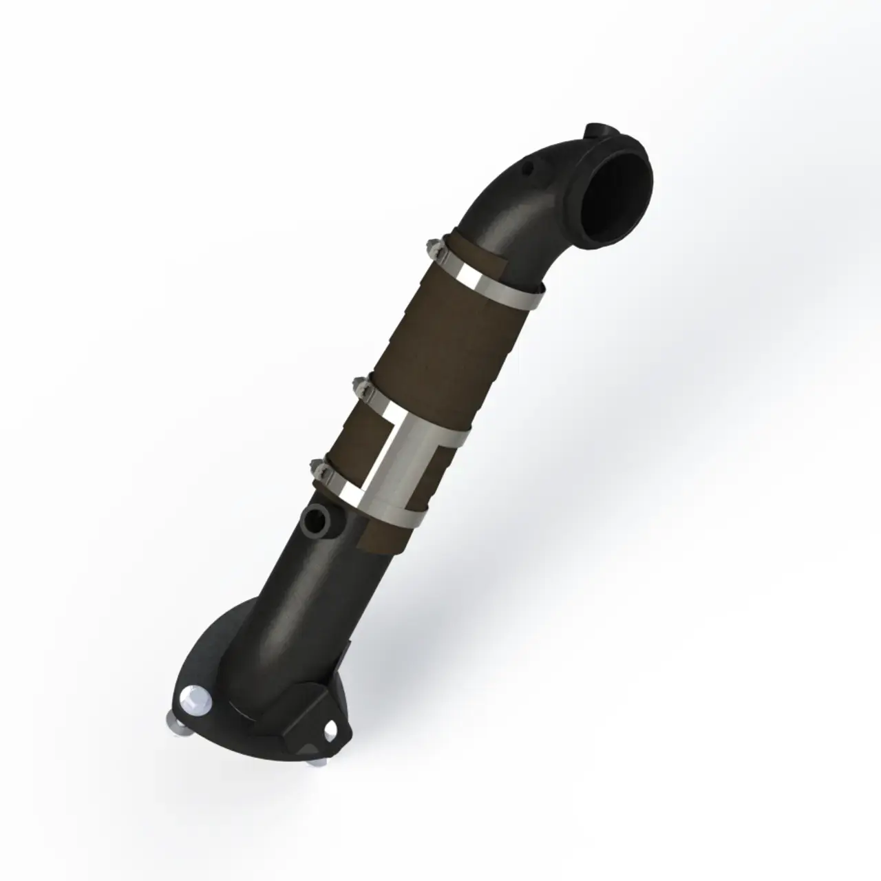 MBRP 3" Turbo Down Pipe, 2015.5-2016 LML (3 Bolt Flange)