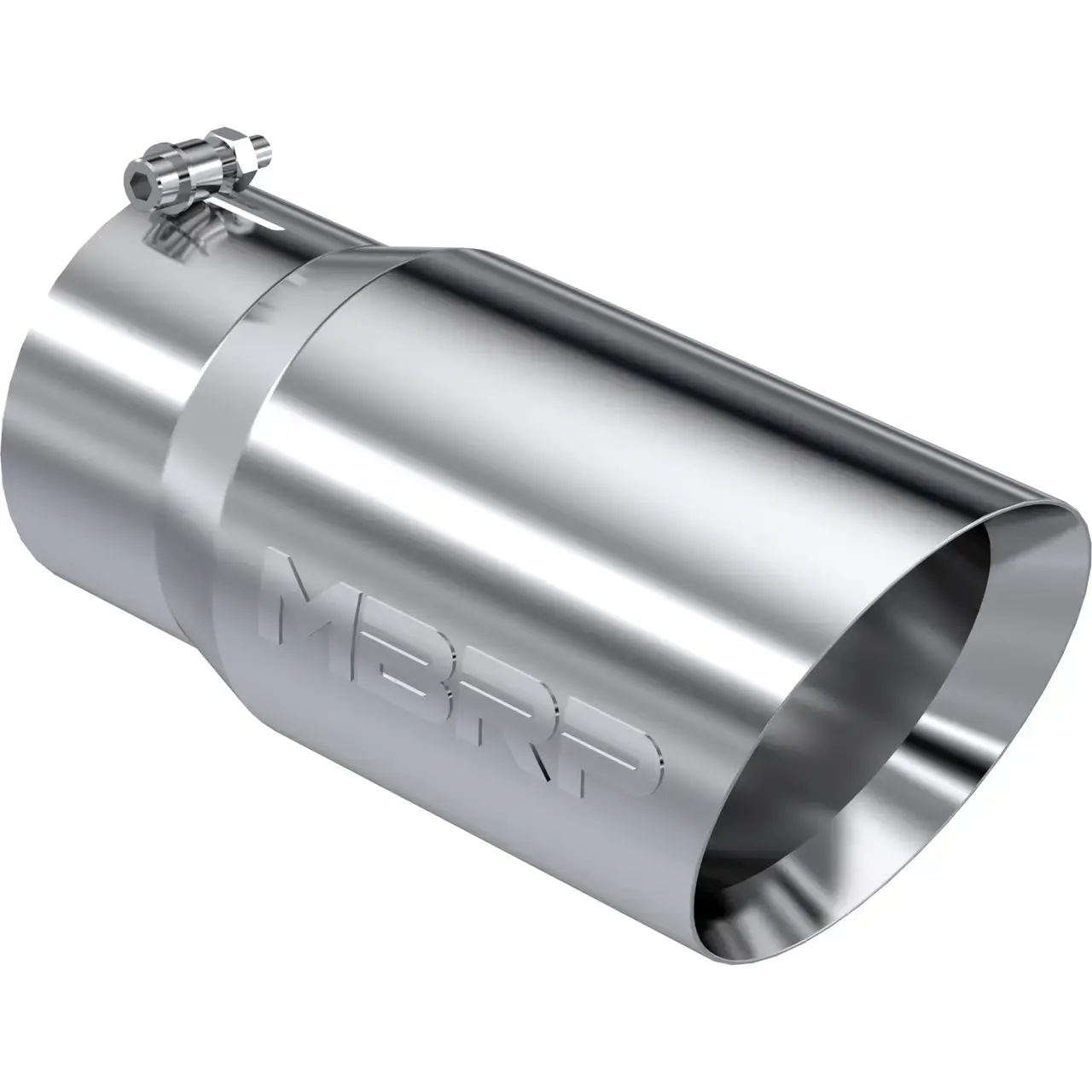 MBRP 5"X6"X12" Dual Wall, Angle Cut, T304 Stainless Tip