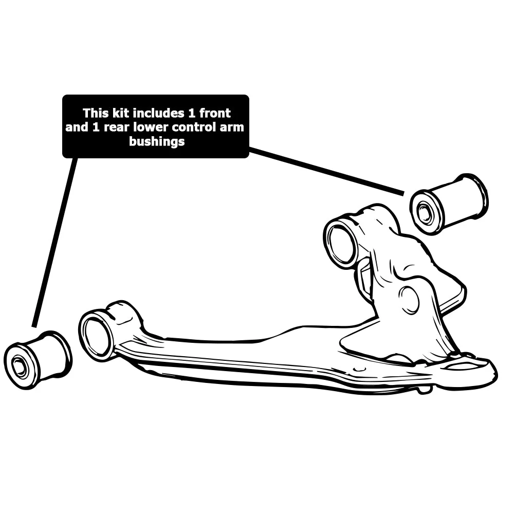 Moog Severe Duty Lower Control Arm Bushing Kit, 2011-2019 LML/L5P - Image 5