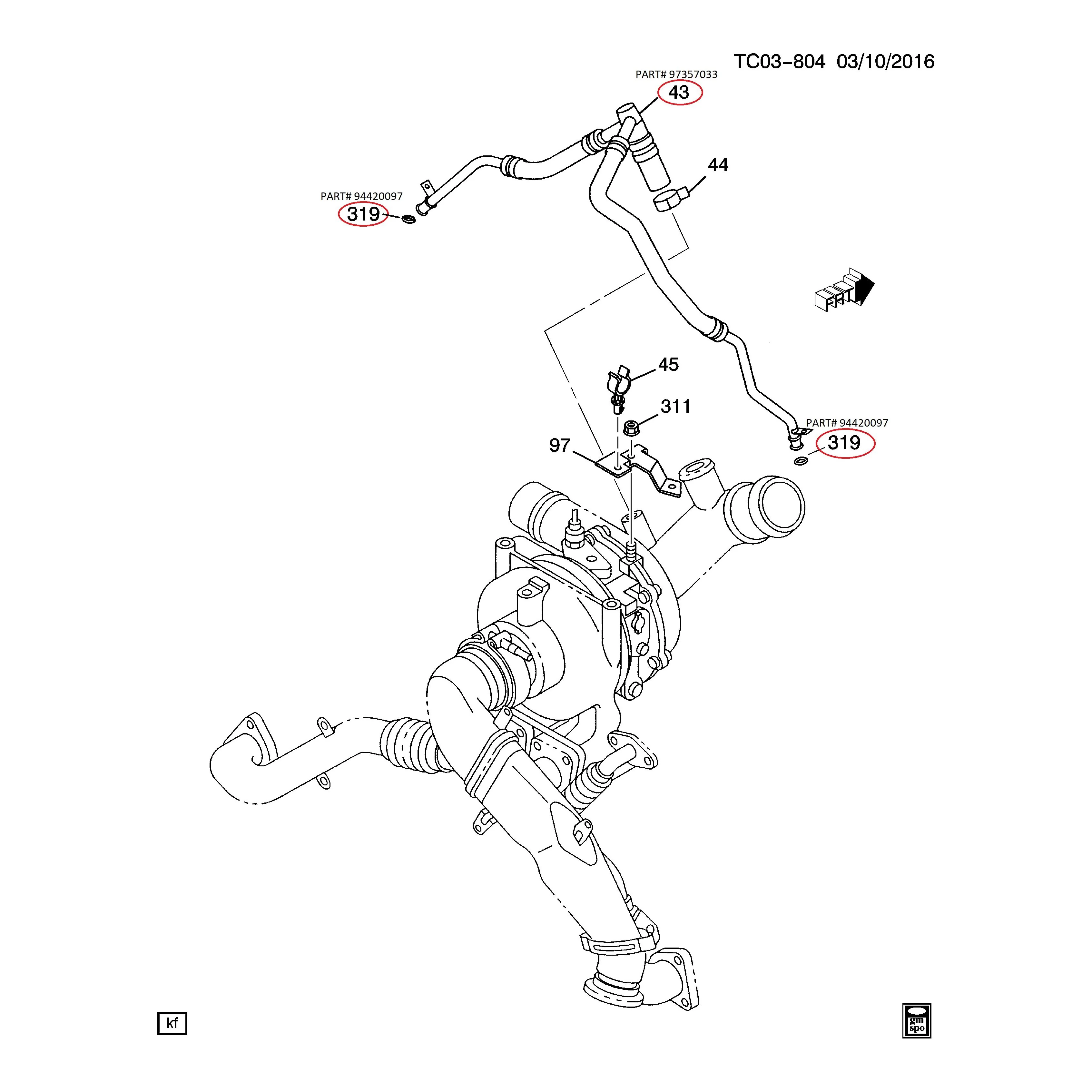 GM PCV Components, 2004.5-2005 LLY
