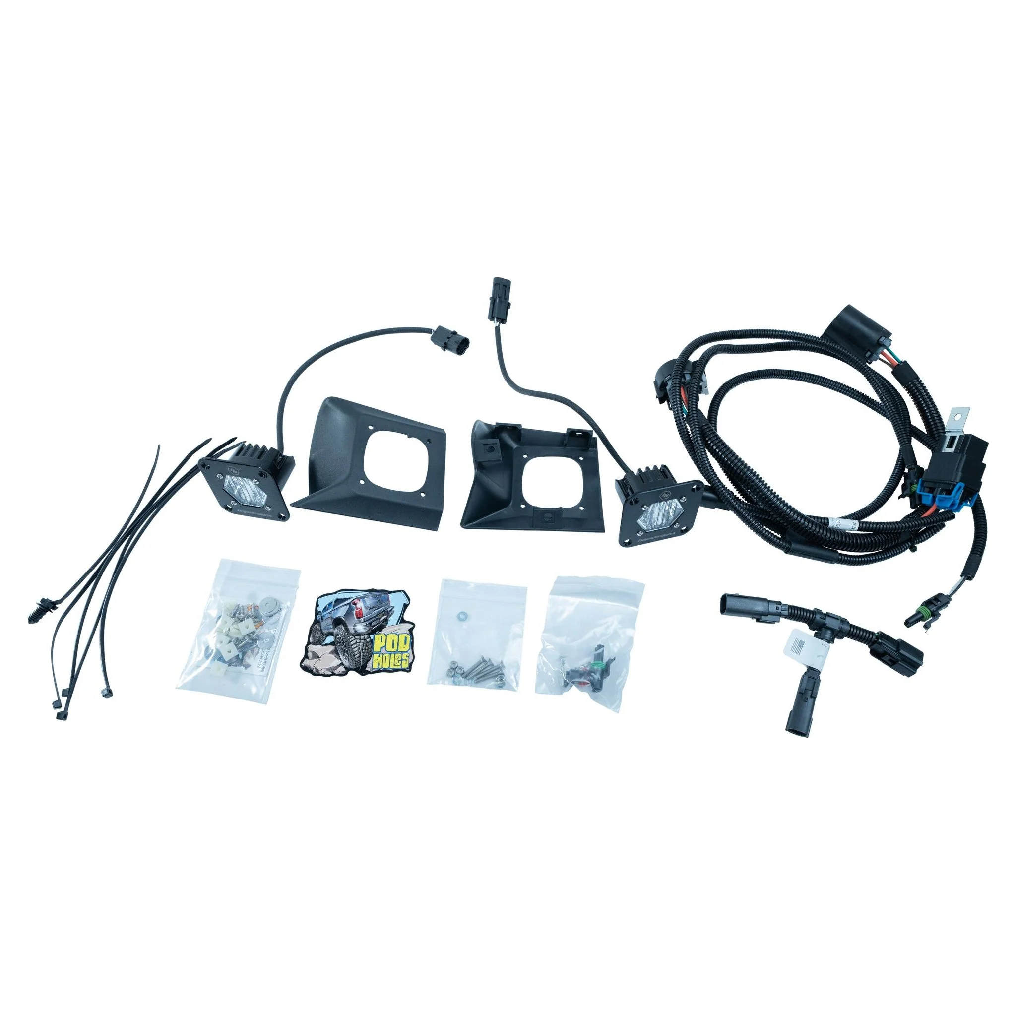 Pod Holes Bumper Step Light Kit, 2020-2025 LM2/LZ0 - Image 3