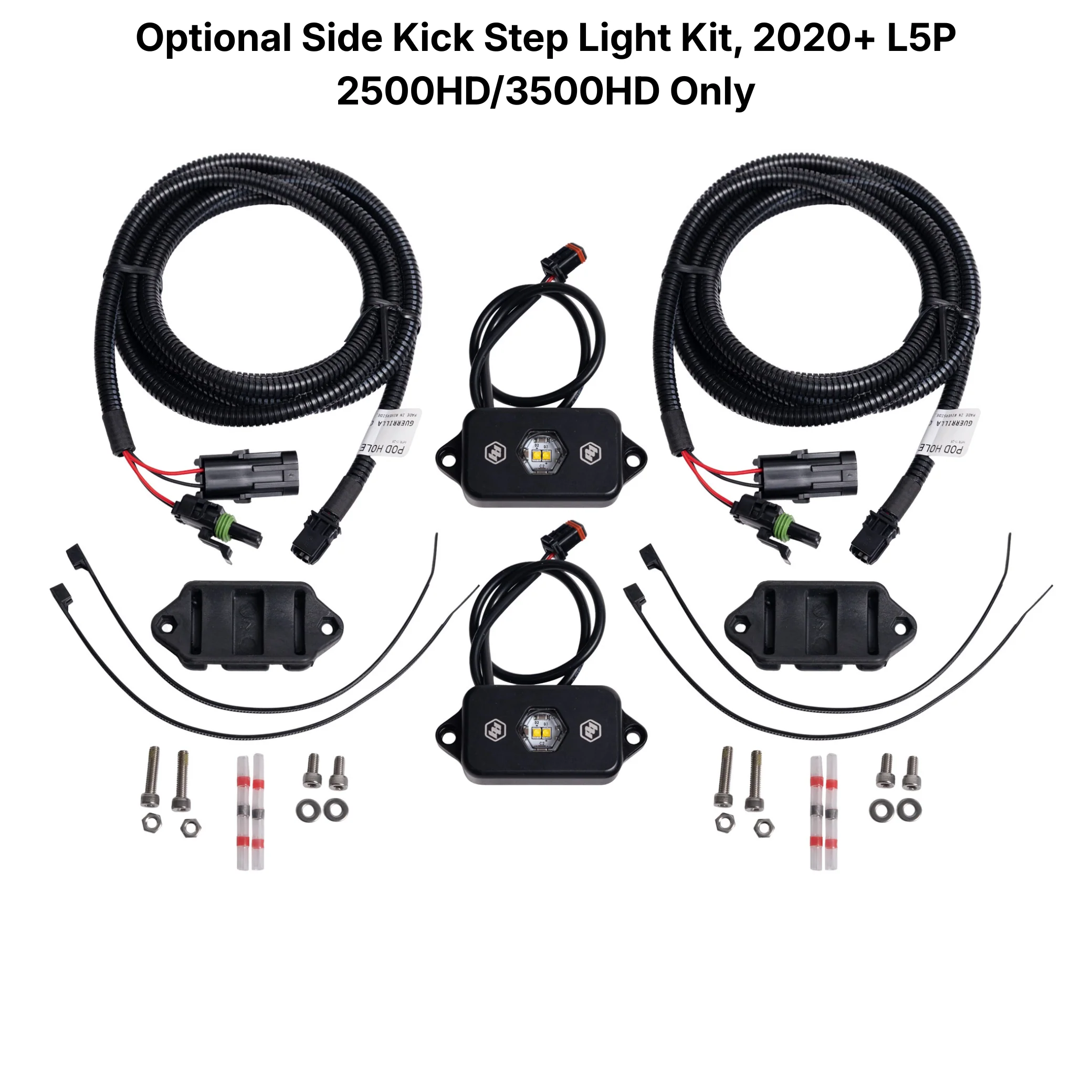 Pod Holes Bumper Step Light Kit, 2020-2026 L5P - Image 4