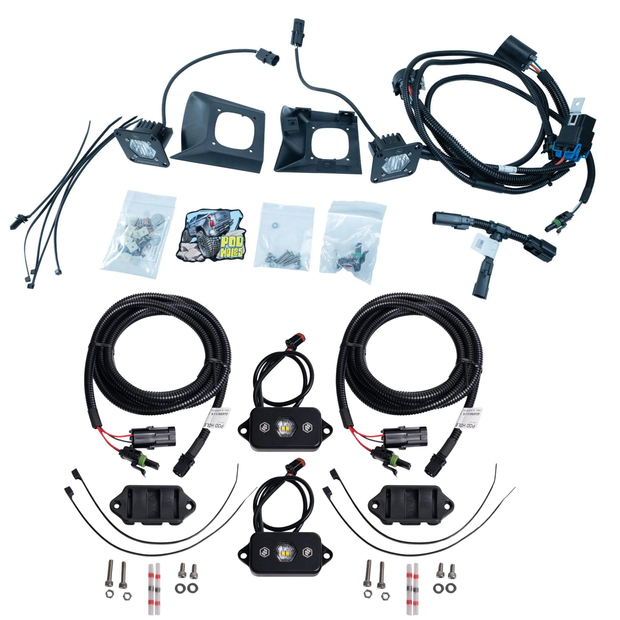 Pod Holes Bumper Step Light Kit, 2020-2026 L5P - Image 5