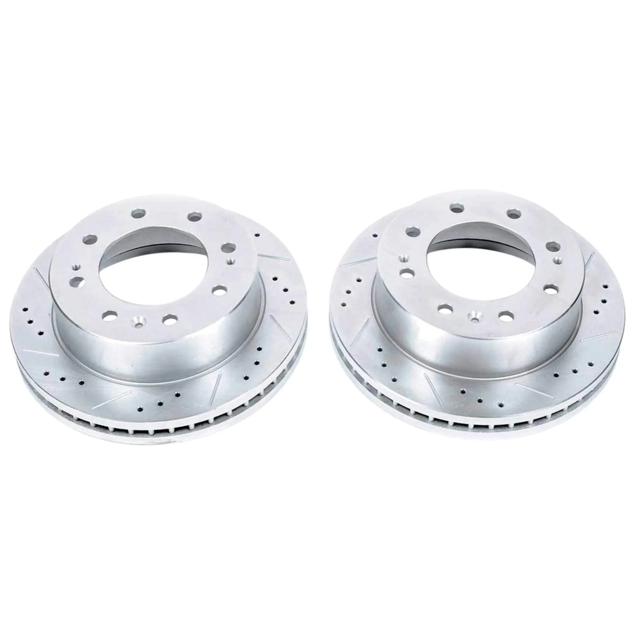 PowerStop D Series Drilled & Slotted Rotors, 2011-2019 LML/L5P Dual Rear Wheel