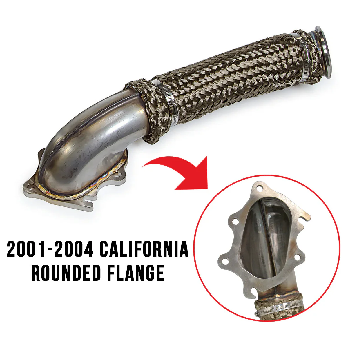 PPE 3" Stainless Downpipe, 2001-2004 LB7 CA Emissions - Image 2