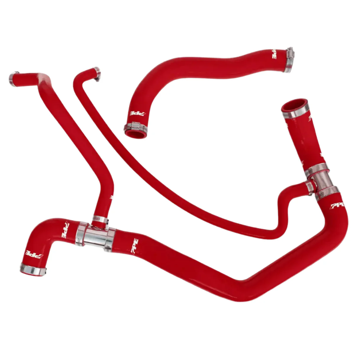 PPE Silicone Upper and Lower Coolant Hose Kit, 2001-2005 LB7/LLY - Image 2