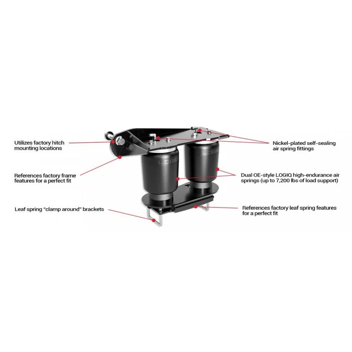 ReadyAIR Load Leveling Helper Spring Kit With Overload Springs, 2020-2024 L5P - Image 2