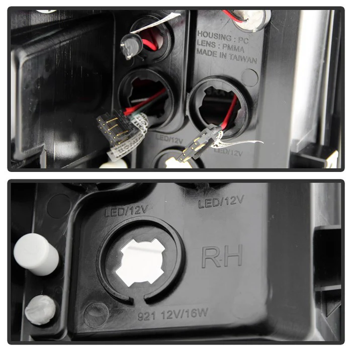 Spyder LED Tail Lights - Black Sierra 2015-2018 LML/L5P - Image 5