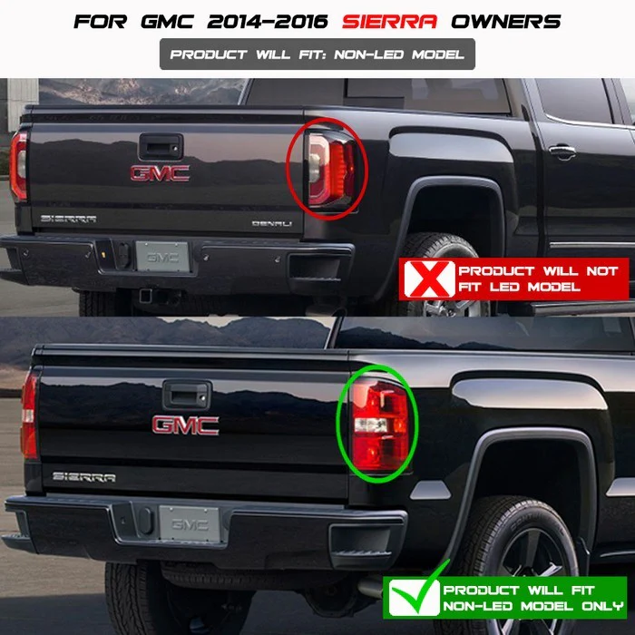 Spyder LED Tail Lights - Black Sierra 2015-2018 LML/L5P - Image 8
